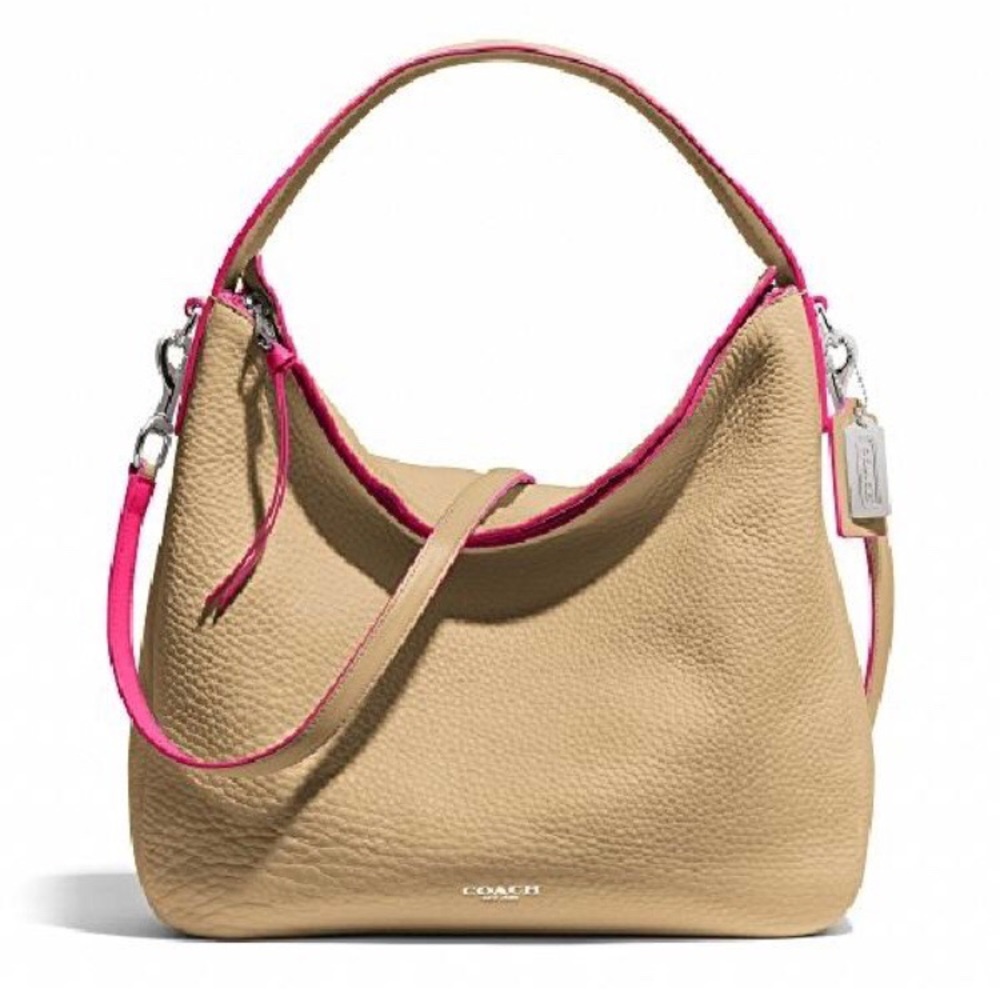 ❌SOLD❌ COACH PEBBLED LEATHER HOBO EUC